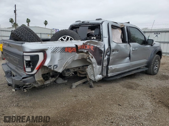 2021 Ford F-150 Raptor with VIN 1FTFW1RG8MFC30581, listed as a Copart auction lot 88080855 with 47,480 mi miles and Non Repairable. Bid and sale history available at carsss.com. Image 3.