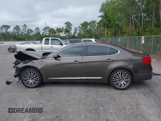 2015 Kia Cadenza Premium with VIN KNALN4D7XF5178326, listed as a IAAI auction lot 41629460 with 92,125 mi miles. Bid and sale history available at carsss.com. Image 14.