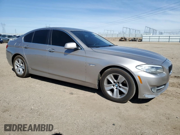 2013 BMW 5 Series 528i with VIN WBAXG5C54DD229520, listed as a Copart auction lot 49254295 with 161,348 mi miles and Salvage Title. Bid and sale history available at carsss.com. Image 4.