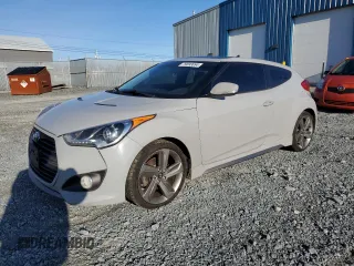 2013 Hyundai Veloster Turbo z VIN KMHTC6AE6DU105184, wystawiony jako Copart lot #79093694 z przebiegiem 156 047 mil mil oraz Nie do naprawy • Non repairable. Historia ofert i sprzedaży dostępna na DreamBid. Obrazek 1.