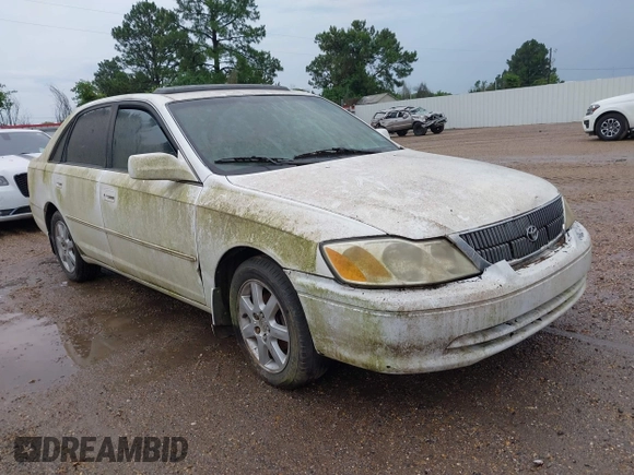 2001 Toyota Avalon XL z VIN 4T1BF28B31U182971, wystawiony jako IAAI lot #42276391 z przebiegiem 226 582 mil mil oraz . Historia ofert i sprzedaży dostępna na DreamBid. Obrazek 1.