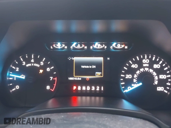 2017 Ford F-150 XL with VIN 1FTEX1E89HKD96516, listed as a IAAI auction lot 41609804 with 166,019 mi miles. Bid and sale history available at carsss.com. Image 7.