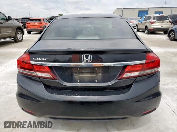 2014 Honda Civic LX z VIN 19XFB2F57EE029853, wystawiony jako Copart lot #58571555 z przebiegiem 138 115 mil mil oraz Czysty tytuł • Clean title. Historia ofert i sprzedaży dostępna na DreamBid. Obrazek 6.