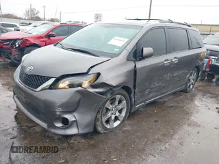 2014 Toyota Sienna SE with VIN 5TDXK3DC4ES434604, listed as a IAAI auction lot 41346434 with 108,633 mi miles and . Bid and sale history available at DreamBid. Image 17.