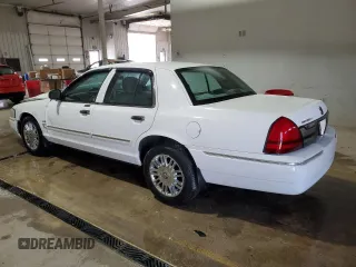 2009 Mercury Grand Marquis LS with VIN 2MEHM75VX9X618590, listed as a Copart auction lot 53475205 with 110,097 mi miles and Salvage Title. Bid and sale history available at carsss.com. Image 2.