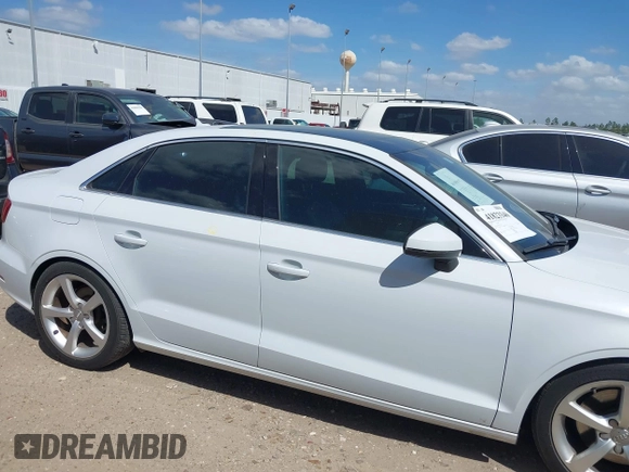 2015 Audi A3 1.8T Premium with VIN WAUACGFF0F1033693, listed as a IAAI auction lot 41823346 with 70,140 mi miles. Bid and sale history available at carsss.com. Image 13.