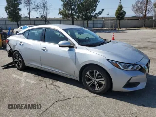 2021 Nissan Sentra SV with VIN 3N1AB8CV6MY299075, listed as a Copart auction lot 50176035 with 68,182 mi miles and Salvage Title. Bid and sale history available at DreamBid. Image 4.