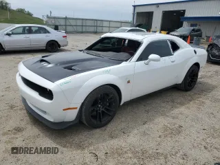 2023 Dodge Challenger R/T Scat Pack z VIN 2C3CDZFJ9PH625657, wystawiony jako Copart lot #56587905 z przebiegiem 7 147 mil mil oraz Szkoda całkowita • Salvage title. Historia ofert i sprzedaży dostępna na DreamBid. Obrazek 1.