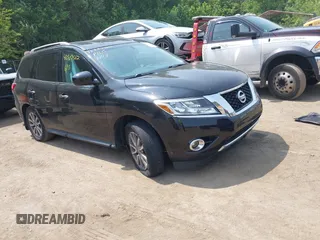 2016 Nissan Pathfinder SL with VIN 5N1AR2MM7GC604846, listed as a IAAI auction lot 42507502 with 154,262 mi miles and . Bid and sale history available at DreamBid. Image 1.
