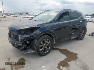 2017 Hyundai Santa Fe Ultimate with VIN 5XYZW4LA3HG408130, listed as a Copart auction lot 62143165 with 50,255 mi miles and Salvage title. Bid and sale history available at DreamBid. Image 1.