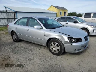 2006 Hyundai Sonata GLS with VIN 5NPEU46F26H065327, listed as a Copart auction lot 53082745 with 142,513 mi miles and Salvage Title. Bid and sale history available at DreamBid. Image 4.