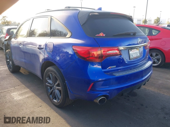2019 Acura MDX Technology with VIN 5J8YD4H03KL016005, listed as a IAAI auction lot 41913564 with 75,408 mi miles and . Bid and sale history available at DreamBid. Image 3.