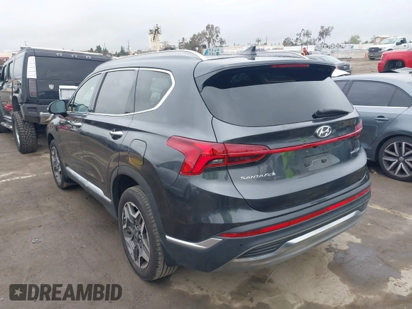 2023 Hyundai Santa Fe Limited with VIN 5NMS5DA19PH013204, listed as a IAAI auction lot 41909727 with 17,206 mi miles and . Bid and sale history available at DreamBid. Image 3.
