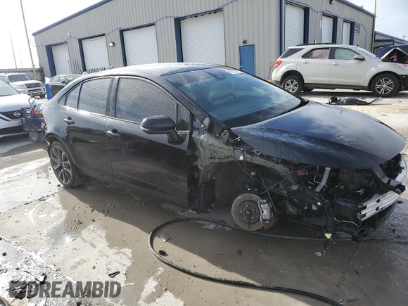 2022 Toyota Corolla SE with VIN 5YFS4MCE7NP127790, listed as a Copart auction lot 49315905 with 81,228 mi miles and Salvage Title. Bid and sale history available at carsss.com. Image 4.