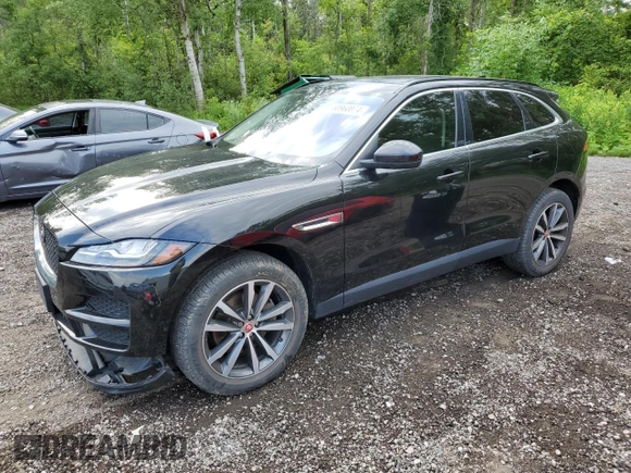 2018 Jaguar F-Pace 30t Prestige with VIN SADCK2GX6JA202895, listed as a Copart auction lot 60960074 with 72,674 mi miles and Clean title. Bid and sale history available at DreamBid. Image 1.