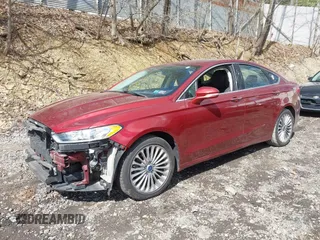 2014 Ford Fusion Titanium with VIN 3FA6P0K93ER123984, listed as a IAAI auction lot 42049931 with 60,443 mi miles. Bid and sale history available at carsss.com. Image 2.