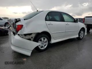 2008 Toyota Corolla CE with VIN 2T1BR32E18C904806, listed as a Copart auction lot 55572675 with 213,086 mi miles and Salvage Title. Bid and sale history available at DreamBid. Image 3.