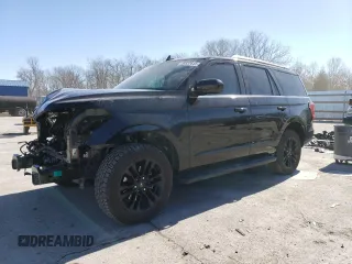 2024 Ford Expedition XLT with VIN 1FMJU1J85REA59527, listed as a Copart auction lot 46832645 with 13,065 mi miles and Salvage Title. Bid and sale history available at carsss.com. Image 1.