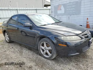 2008 Mazda 6 i Sport VE with VIN 1YVHP80C085M46018, listed as a Copart auction lot 52190595 with 169,729 mi miles and Salvage Title. Bid and sale history available at carsss.com. Image 4.