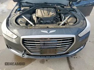 2018 Genesis G90 Premium z VIN KMHG34JA5JU037569, wystawiony jako Copart lot #58182965 z przebiegiem 90 361 mil mil oraz Szkoda całkowita • Salvage title. Historia ofert i sprzedaży dostępna na DreamBid. Obrazek 11.