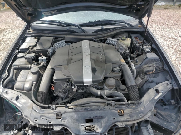 2001 Mercedes-Benz SLK 230/320 with VIN WDBKK65F01F216236, listed as a Copart auction lot 51431855 with 90,999 mi miles and Salvage title. Bid and sale history available at DreamBid. Image 11.