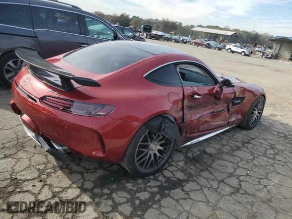 2020 Mercedes-Benz AMG GT with VIN WDDYJ8AA6LA025673, listed as a Copart auction lot 82607534 with 54,724 mi miles and Salvage title. Bid and sale history available at DreamBid. Image 3.
