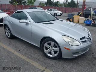 2006 Mercedes-Benz SLK-Class 3.0L with VIN WDBWK54F26F130107, listed as a IAAI auction lot 42067876 with 167,518 mi miles. Bid and sale history available at carsss.com. Image 1.