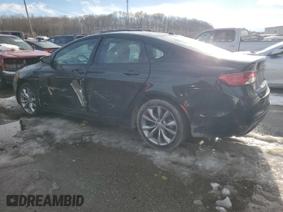 2016 Chrysler 200 S with VIN 1C3CCCBB6GN118768, listed as a Copart auction lot 87583575 with 98,474 mi miles and Salvage Title. Bid and sale history available at carsss.com. Image 2.