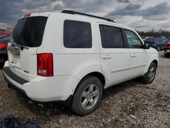 2011 Honda Pilot EX-L with VIN 5FNYF4H51BB050032, listed as a Copart auction lot 53747285 with 192,391 mi miles and Clean Title. Bid and sale history available at carsss.com. Image 3.