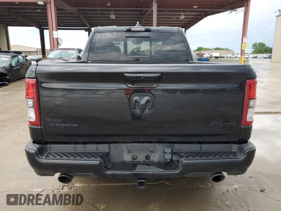 2022 Ram 1500 Lone Star with VIN 1C6SRFFT1NN313174, listed as a Copart auction lot 54848835 with 36,055 mi miles and Clean title. Bid and sale history available at DreamBid. Image 6.