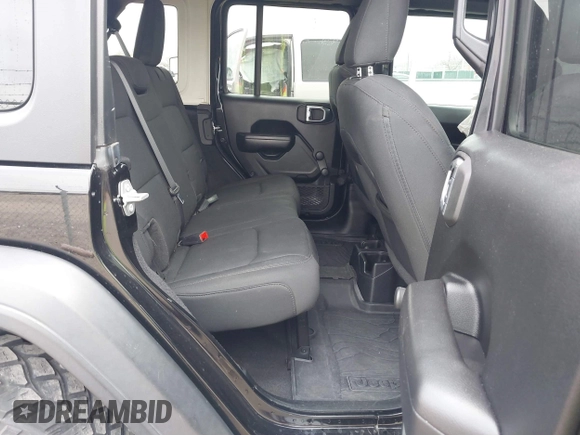 2021 Jeep Wrangler Unlimited Willys with VIN 1C4HJXDN8MW595665, listed as a IAAI auction lot 41507555 with 24,505 mi miles and . Bid and sale history available at DreamBid. Image 8.