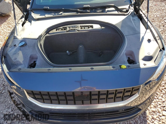 2022 Polestar 2 with VIN LPSED3KA6NL055049, listed as a Copart auction lot 87434224 with 24,421 mi miles and Salvage Title. Bid and sale history available at carsss.com. Image 13.