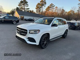2021 Mercedes-Benz GLS with VIN 4JGFF8GE0MA399951, listed as a Copart auction lot 85436604 with 112,476 mi miles and Clean Title. Bid and sale history available at carsss.com. Image 1.