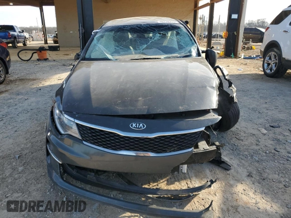 2016 Kia Optima LX with VIN 5XXGT4L37GG069425, listed as a Copart auction lot 46176795 with 135,950 mi miles and Salvage Title. Bid and sale history available at carsss.com. Image 5.