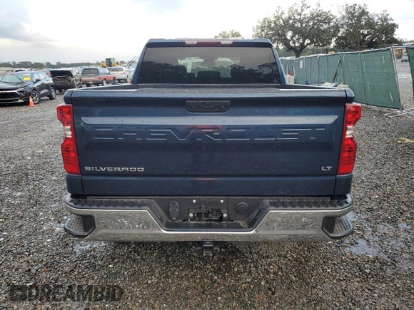 2022 Chevrolet Silverado 1500 LT with VIN 1GCPACED0NZ614364, listed as a Copart auction lot 78196344 with 0 mi miles and Salvage Title. Bid and sale history available at carsss.com. Image 6.