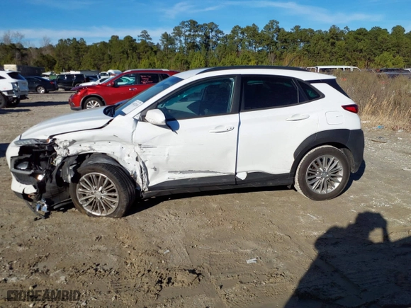 2021 Hyundai Kona SEL with VIN KM8K22AA9MU736208, listed as a IAAI auction lot 41452138 with 64,339 mi miles. Bid and sale history available at carsss.com. Image 14.