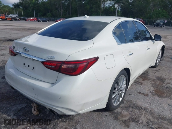 2021 Infiniti Q50 Luxe z VIN JN1EV7BP7MM701341, wystawiony jako IAAI lot #42482824 z przebiegiem 71 146 mil mil oraz . Historia ofert i sprzedaży dostępna na DreamBid. Obrazek 4.