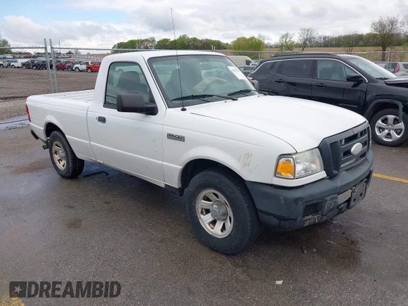 2006 Ford Ranger XL z VIN 1FTYR10U56PA57506, wystawiony jako IAAI lot #42157970 z przebiegiem 144 283 mil mil oraz . Historia ofert i sprzedaży dostępna na DreamBid. Obrazek 1.