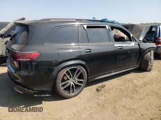2022 Mercedes-Benz GLS 450 with VIN 4JGFF5KE9NA638243, listed as a Copart auction lot 69965734 with Not Provided miles and Salvage Title. Bid and sale history available at DreamBid. Image 3.