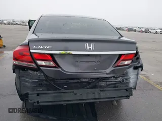 2015 Honda Civic LX with VIN 19XFB2F55FE097408, listed as a IAAI auction lot 41962401 with 124,257 mi miles. Bid and sale history available at carsss.com. Image 17.