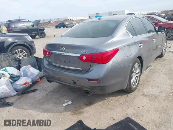 2015 Infiniti Q50 with VIN JN1BV7AP6FM345326, listed as a IAAI auction lot 41739805 with 169,914 mi miles and . Bid and sale history available at DreamBid. Image 4.
