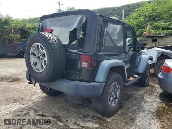 2012 Jeep Wrangler Sport with VIN 1C4AJWAG7CL258762, listed as a Copart auction lot 45012874 with Not provided miles and Non repairable. Bid and sale history available at DreamBid. Image 3.