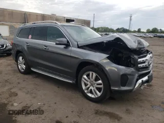 2018 Mercedes-Benz GLS 450 with VIN 4JGDF6EE4JB081514, listed as a Copart auction lot 50874154 with 62,829 mi miles and Salvage Title. Bid and sale history available at DreamBid. Image 4.