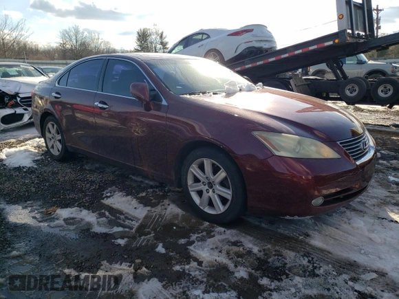 2007 Lexus ES 350 with VIN JTHBJ46G672102126, listed as a Copart auction lot 44129375 with 307,667 mi miles and Clean Title. Bid and sale history available at carsss.com. Image 4.