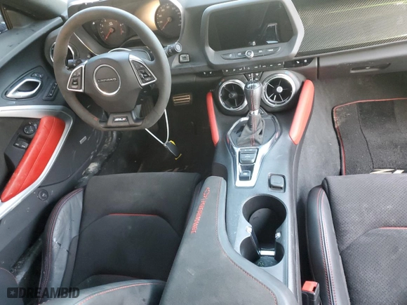 2022 Chevrolet Camaro ZL1 with VIN 1G1FK1R63N0133210, listed as a Copart auction lot 72523304 with 13,356 mi miles and Salvage Title. Bid and sale history available at carsss.com. Image 8.