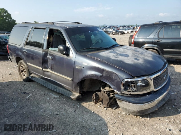 2000 Ford Expedition XLT with VIN 1FMRU15L9YLC33790, listed as a Copart auction lot 59720985 with Not provided miles and Salvage title. Bid and sale history available at DreamBid. Image 4.