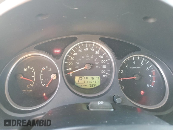 2006 Subaru Forester 2.5 X with VIN JF1SG63606H727257, listed as a Copart auction lot 73688424 with 110,497 mi miles and Salvage Title. Bid and sale history available at carsss.com. Image 9.