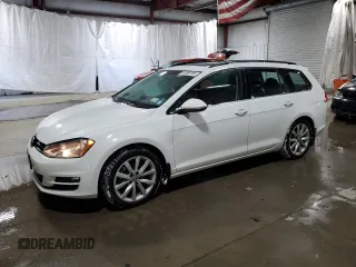 2017 Volkswagen Golf SportWagen S with VIN 3VWC17AU8HM526516, listed as a Copart auction lot 41868185 with 79,197 mi miles and Salvage Title. Bid and sale history available at carsss.com. Image 1.
