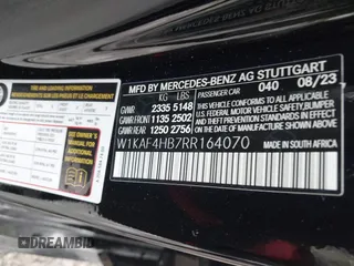 2024 Mercedes-Benz C 300 z VIN W1KAF4HB7RR164070, wystawiony jako IAAI lot #42220022 z przebiegiem 22 290 mil mil oraz . Historia ofert i sprzedaży dostępna na DreamBid. Obrazek 9.