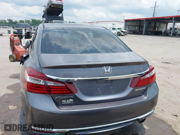 2016 Honda Accord Sport с VIN 1HGCR2F58GA024165, выставлен на аукционе IAAI как лот 42403558 с пробегом 228 746 миль миль и . История ставок и продаж доступна на DreamBid. Изображение 16.